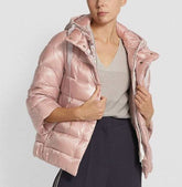 Women's Light Pink Puffer Jacket
